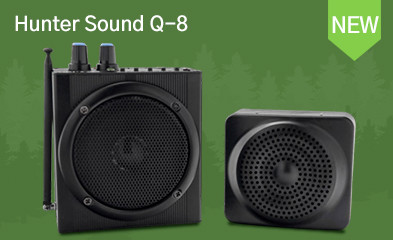 В нашем магазине новинка! Электронный манок Hunter Sound Q-8!